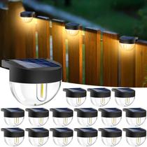 Solar Deck Lights btfarm, pacote com 16 unidades, branco quente, IP65, à prova d'água