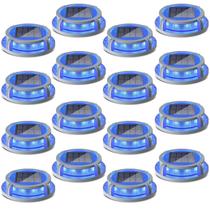 Solar Deck Lights SideInlar 16 LEDs azul/vermelho à prova d'água