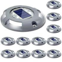 Solar Deck Lights SideInlar Waterproof LED, pacote com 12