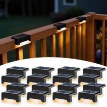 Solar Deck Lights SOLPEX para uso externo à prova d'água (pacote com 16)