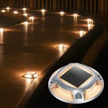 Solar Driveway Lights AGPTEK, pacote com 24, 2 modos de cor, ao ar livre Solar Driveway Lights AGPTEK, pacote com 24, 2 modos de cor, ao ar livre