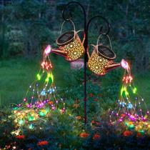 Solar Garden Lights Misawce, pacote com 2 LEDs coloridos à prova d'água