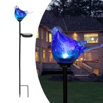 Solar Garden Stake Lights First Bluebird Waterproof