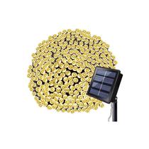 Solar Garland Lights 20m 200 LEDs quentes com panela solar de 2V 100mA Solar Garland Lights 20m 200 LEDs quentes com panela solar de 2V 100mA