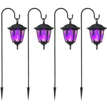 Solar Halloween Flame Hanging Lights Dynaming, pacote com 4 Solar Halloween Flame Hanging Lights Dynaming, pacote com 4
