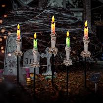 Solar Halloween Pathway Lights ILLUMINEW, pacote com 5, à prova d'água