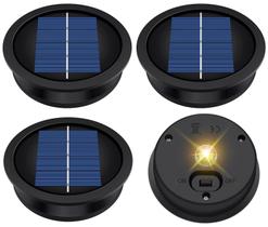 Solar Light Top Suggant, impermeável de 3,2 cm, pacote com 4 Solar Light Top Suggant, impermeável de 3,2 cm, pacote com 4