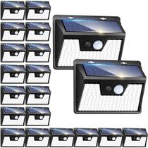 Solar Lights Peasur 140LED Motion Sensor Outdoor, pacote com 20 Solar Lights Peasur 140LED Motion Sensor Outdoor, pacote com 20