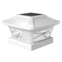 Solar Outdoor Post Cap Light Davinci Lighting Renaissance White