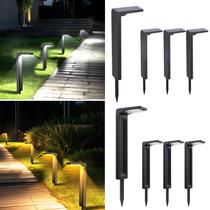 Solar Path Lights Sunvivolighting, pacote com 8 unidades à prova d'água IP65 Solar Path Lights Sunvivolighting, pacote com 8 unidades à prova d'água IP65