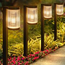 Solar Pathway Lights ELECLINK Outdoor atualizado, pacote com 4 Solar Pathway Lights ELECLINK Outdoor atualizado, pacote com 4