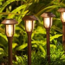 Solar Pathway Lights ILANCK Bronze, pacote com 10, à prova d'água