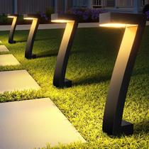 Solar Pathway Lights WDTPro, pacote com 4, 46x6x12 cm, IP65, à prova d'água