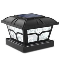 Solar Post Cap Light SideInlar 8 LED Warm/Cool White Solar Post Cap Light SideInlar 8 LED Warm/Cool White