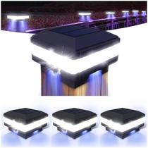 Solar Post Cap Lights INDARUN 160LM à prova d'água, pacote com 4