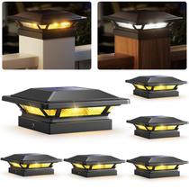 Solar Post Cap Lights SideInlar 4x4 Waterproof 16 LED 2 modos