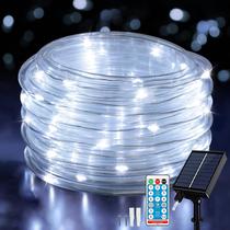 Solar Rope Lights ANJAYLIA 20m 200 LEDs, controle remoto impermeável