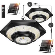 Solar Shed Light FabStyl 4000LM 228 LED Remote, 2 pacotes Solar Shed Light FabStyl 4000LM 228 LED Remote, 2 pacotes