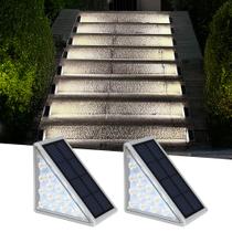 Solar Step Lights AUDLES LED Waterproof Outdoor 2PK Solar Step Lights AUDLES LED Waterproof Outdoor 2PK