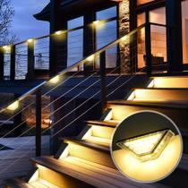 Solar Step Lights SOLPEX Outdoor Waterproof IP65, pacote com 10