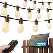 Solar String Lights addlon USB remoto impermeável de 102 pés Solar String Lights addlon USB remoto impermeável de 102 pés