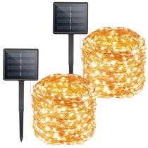 Solar String Lights Brightown 132 pés 400 LED 8 modos à prova d'água Solar String Lights Brightown 132 pés 400 LED 8 modos à prova d'água
