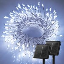 Solar String Lights Brightown 480 LED 12m, 2 pacotes à prova d'água Solar String Lights Brightown 480 LED 12m, 2 pacotes à prova d'água