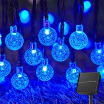 Solar String Lights Brightown Blue 60 LED 11 m à prova d'água Solar String Lights Brightown Blue 60 LED 11 m à prova d'água