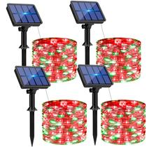 Solar String Lights btfarm 132FT 320LED vermelho verde impermeável Solar String Lights btfarm 132FT 320LED vermelho verde impermeável