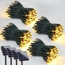 Solar String Lights EEW 400 LED, pacote com 4, impermeável, 8 modos Solar String Lights EEW 400 LED, pacote com 4, impermeável, 8 modos