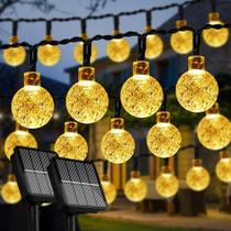 Solar String Lights Flechllary, pacote com 2 unidades, 30 m, 100% LED, à prova d'água Solar String Lights Flechllary, pacote com 2 unidades, 30 m, 100% LED, à prova d'água