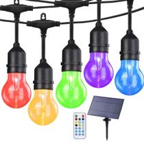 Solar String Lights IPStank 11 LED RGB Color Remote