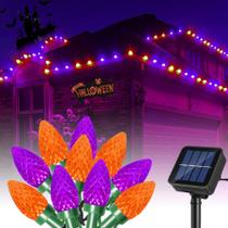 Solar String Lights IticDecor 9,5 m 50 LED laranja roxo Solar String Lights IticDecor 9,5 m 50 LED laranja roxo