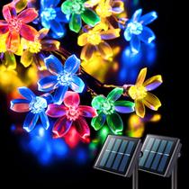 Solar String Lights JMEXSUSS, pacote com 2 unidades, 9,3 m, 50 LED, à prova d'água Solar String Lights JMEXSUSS, pacote com 2 unidades, 9,3 m, 50 LED, à prova d'água