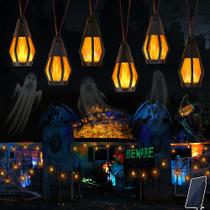 Solar String Lights Jnaurb Halloween Outdoor 10 lâmpadas de 10 m