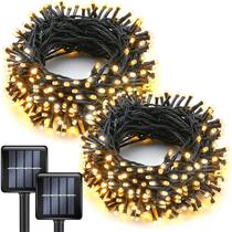 Solar String Lights L LAMPOP, pacote com 2, 100 LED, 10 m, branco quente Solar String Lights L LAMPOP, pacote com 2, 100 LED, 10 m, branco quente