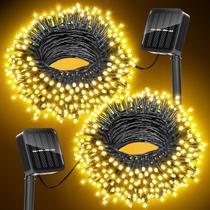 Solar String Lights Moettany 100LED 45m, 8 modos, 2 pacotes Solar String Lights Moettany 100LED 45m, 8 modos, 2 pacotes