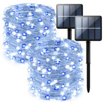 Solar String Lights Selarlyt, pacote com 2, 200 LED, 20 m, 8 modos Solar String Lights Selarlyt, pacote com 2, 200 LED, 20 m, 8 modos