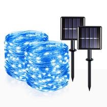 Solar String Lights suddus 20m Blue, pacote com 2 unidades, 100 LED Solar String Lights suddus 20m Blue, pacote com 2 unidades, 100 LED