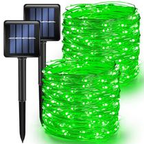 Solar String Lights TW SHINE, pacote com 2, 24 m, 240, LED, verde Solar String Lights TW SHINE, pacote com 2, 24 m, 240, LED, verde