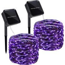 Solar String Lights Twinkle Star 240 LED Halloween 80 pés, 2 unidades