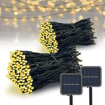 Solar String Lights Vimorg 200 LED 24m à prova d'água 8 modos