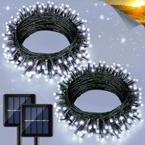 Solar String Lights XMASbokeh, pacote com 2, 24 m, 240, LED, IP65