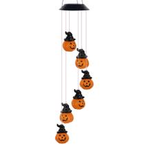 Solar Wind Chime VESTCDF Pumpkin Halloween Decoração Solar Wind Chime VESTCDF Pumpkin Halloween Decoração