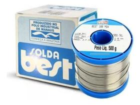 Solda Best Rolo Carretel 500 Gramas 1mm - Azul 60 X 40 Solda Best Rolo Carretel 500 Gramas 1mm - Azul 60 X 40
