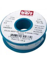 Solda em Fio 189-MSX10 60x40 125g Azul Solda Best Solda em Fio 189-MSX10 60x40 125g Azul Solda Best