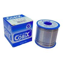 Solda Estanho 60x40 1,0mm Azul M10 Com Fluxo Ra Rolo com 500g Cobix
