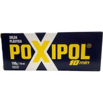 Solda Pástica Epóxi Bicomponente Poxipol Cinza 108gr / 70ml Solda Pástica Epóxi Bicomponente Poxipol Cinza 108gr / 70ml