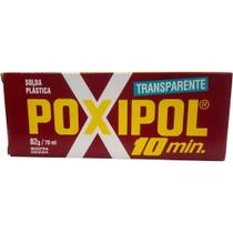 Solda Pástica Epóxi Bicomponente Poxipol Transparente 82gr / 70ml Solda Pástica Epóxi Bicomponente Poxipol Transparente 82gr / 70ml