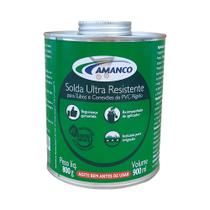 Solda Ultra Resistente Conexões/Tubos PVC Rígido Amanco 800g